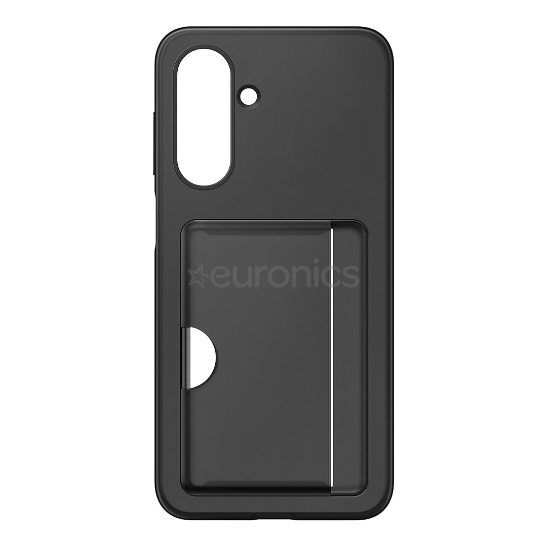 Samsung Card Slot Cover, Galaxy A26, с карманом для карты, черный - Чехол