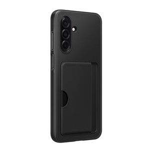 Samsung Card Slot Cover, Galaxy A26, с карманом для карты, черный - Чехол
