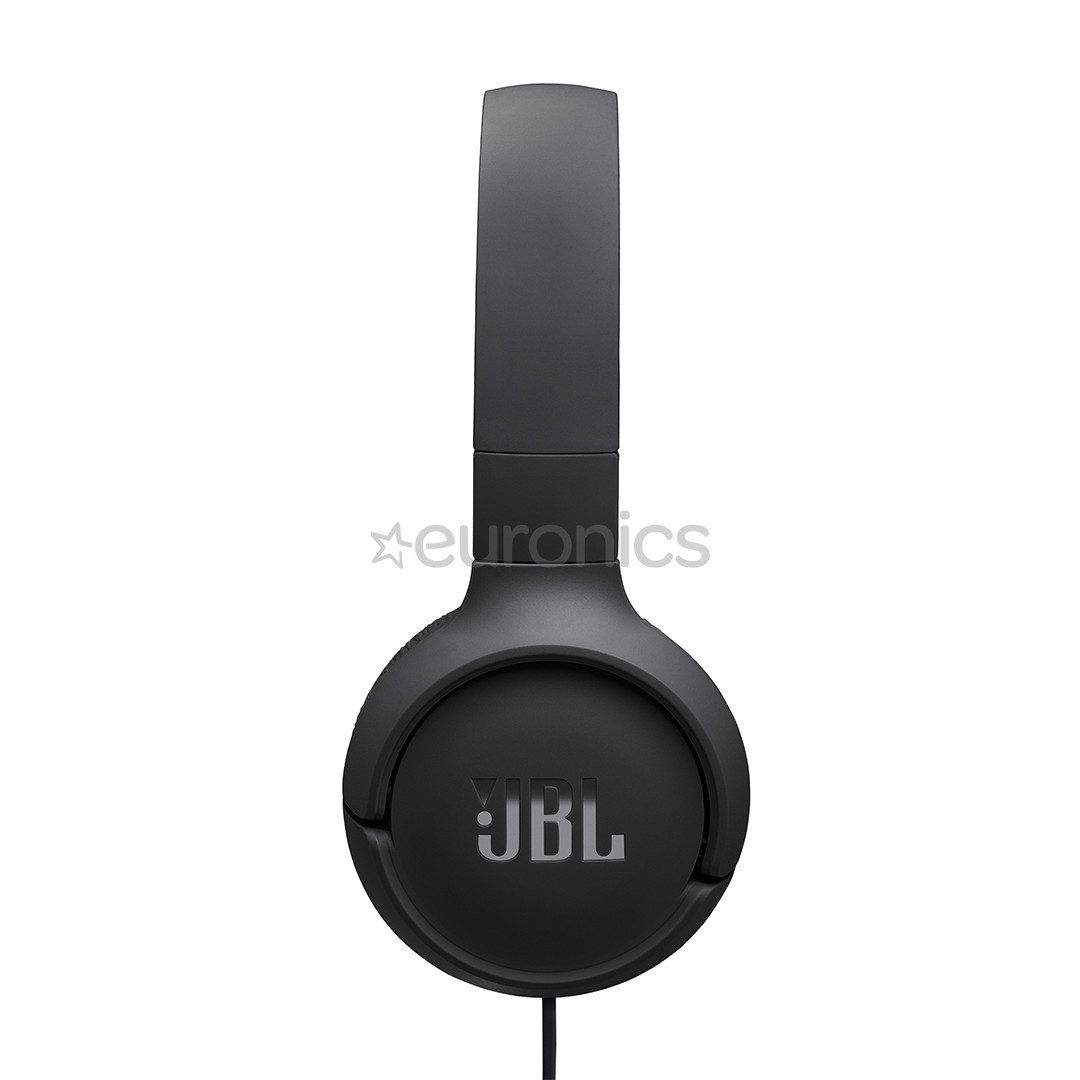 JBL Tune 520C, must - Kõrvapealsed kõrvaklapid