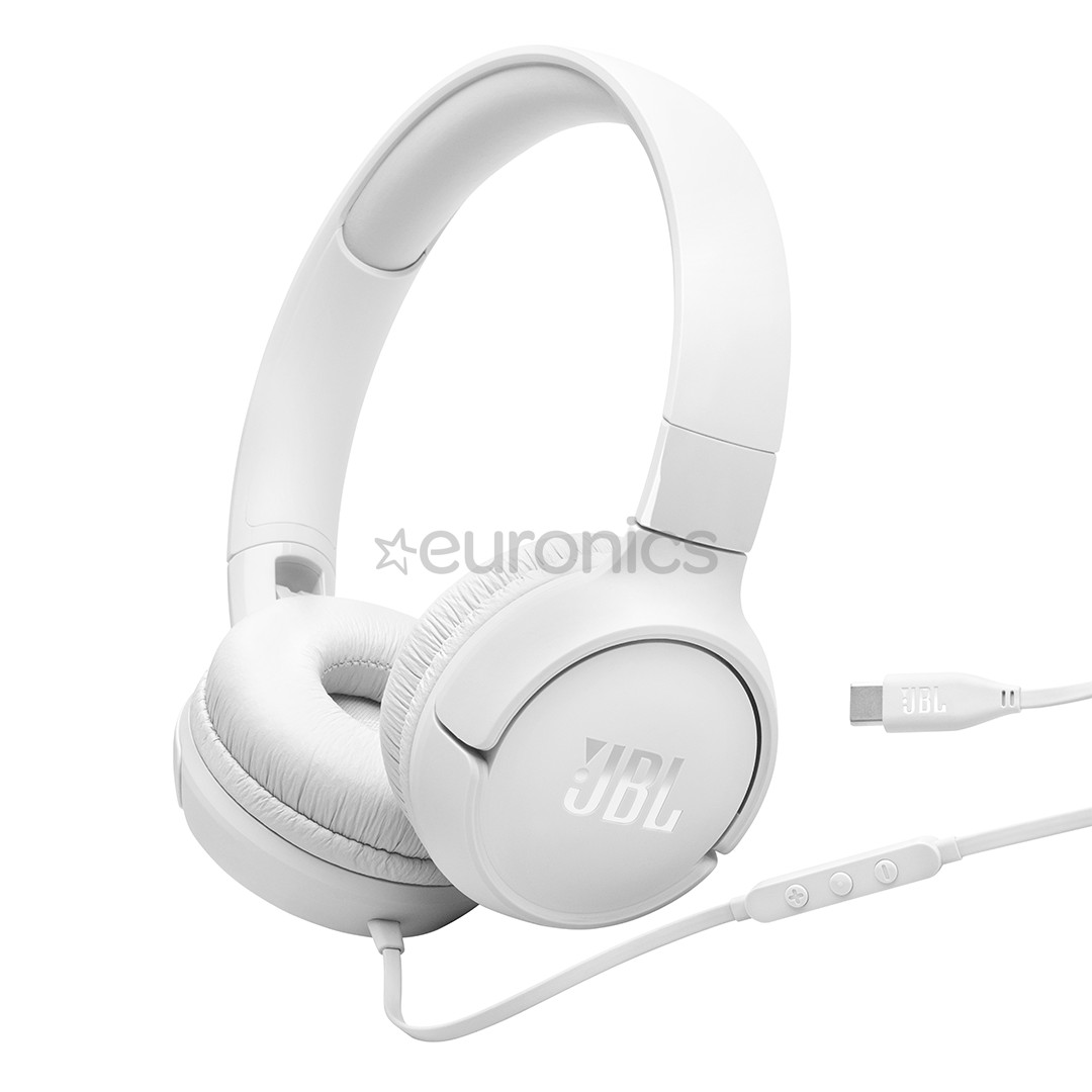 JBL Tune 520C, white - On-ear Headphones