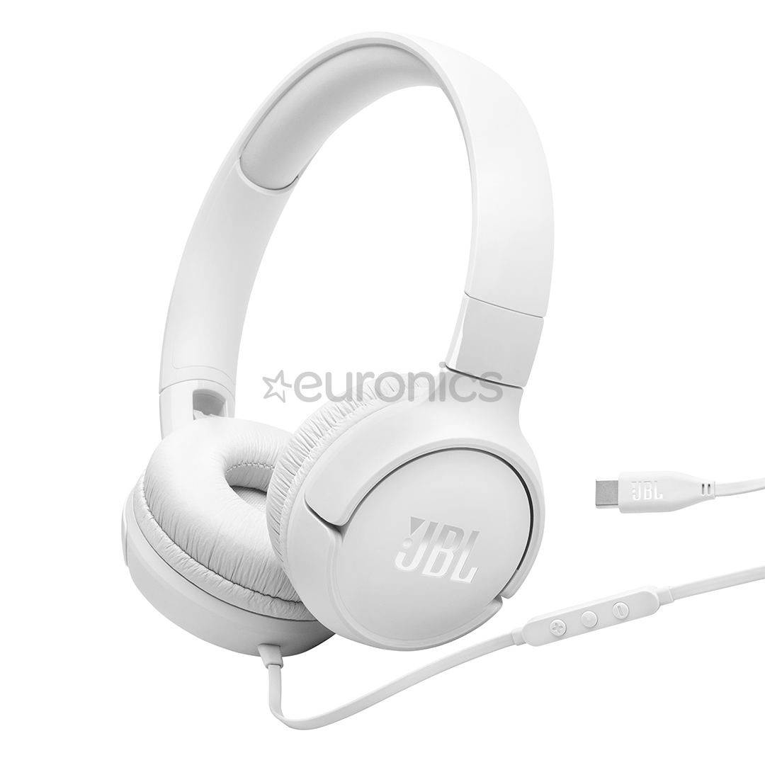 JBL Tune 520C, white - On-ear Headphones