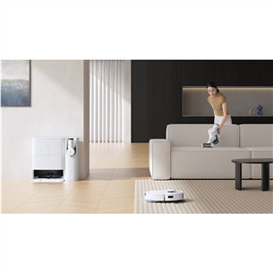 Ecovacs Deebot T30S Combo, сухая и влажная уборка, белый - Робот-пылесос + ручной пылесос