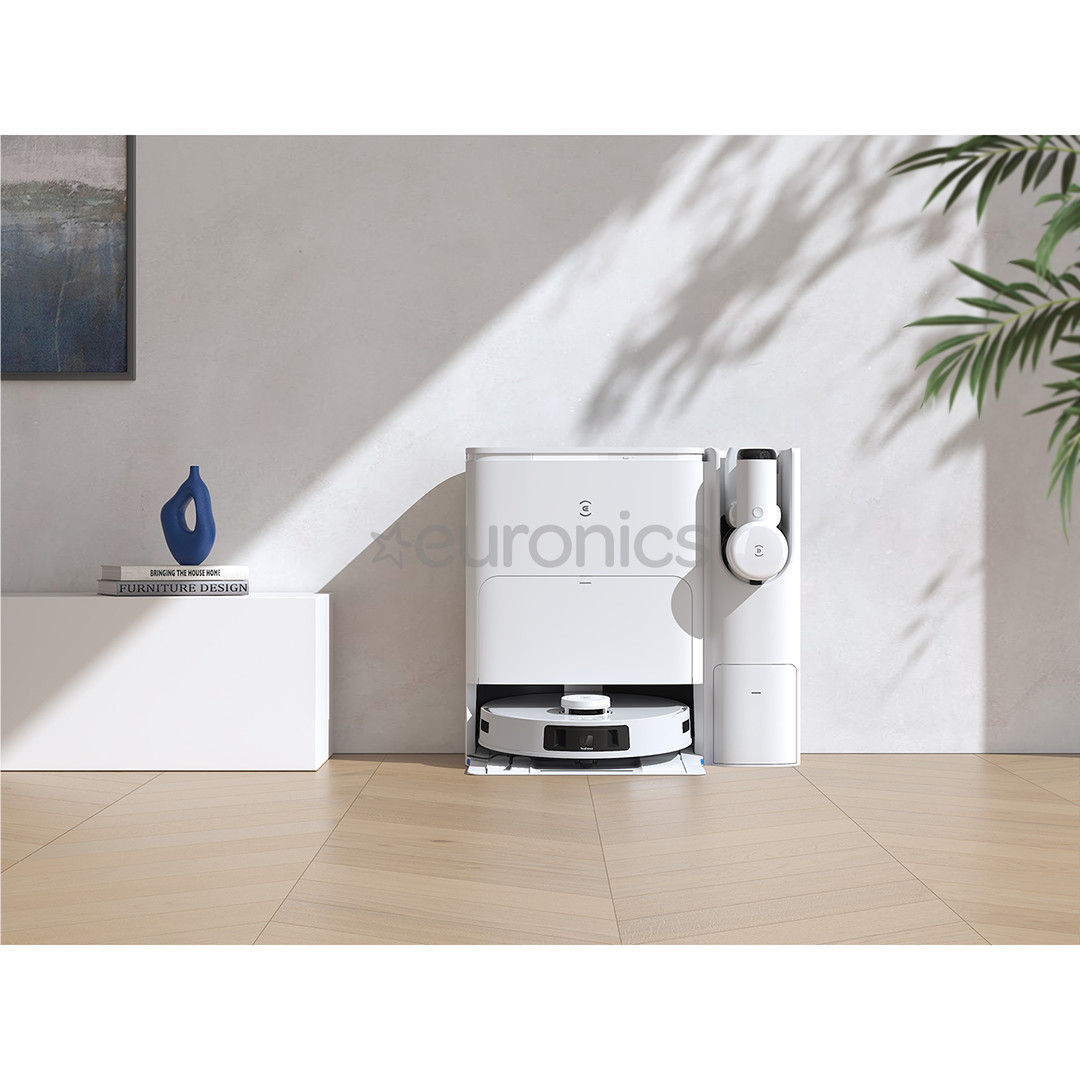 Ecovacs Deebot T30S Combo, сухая и влажная уборка, белый - Робот-пылесос + ручной пылесос