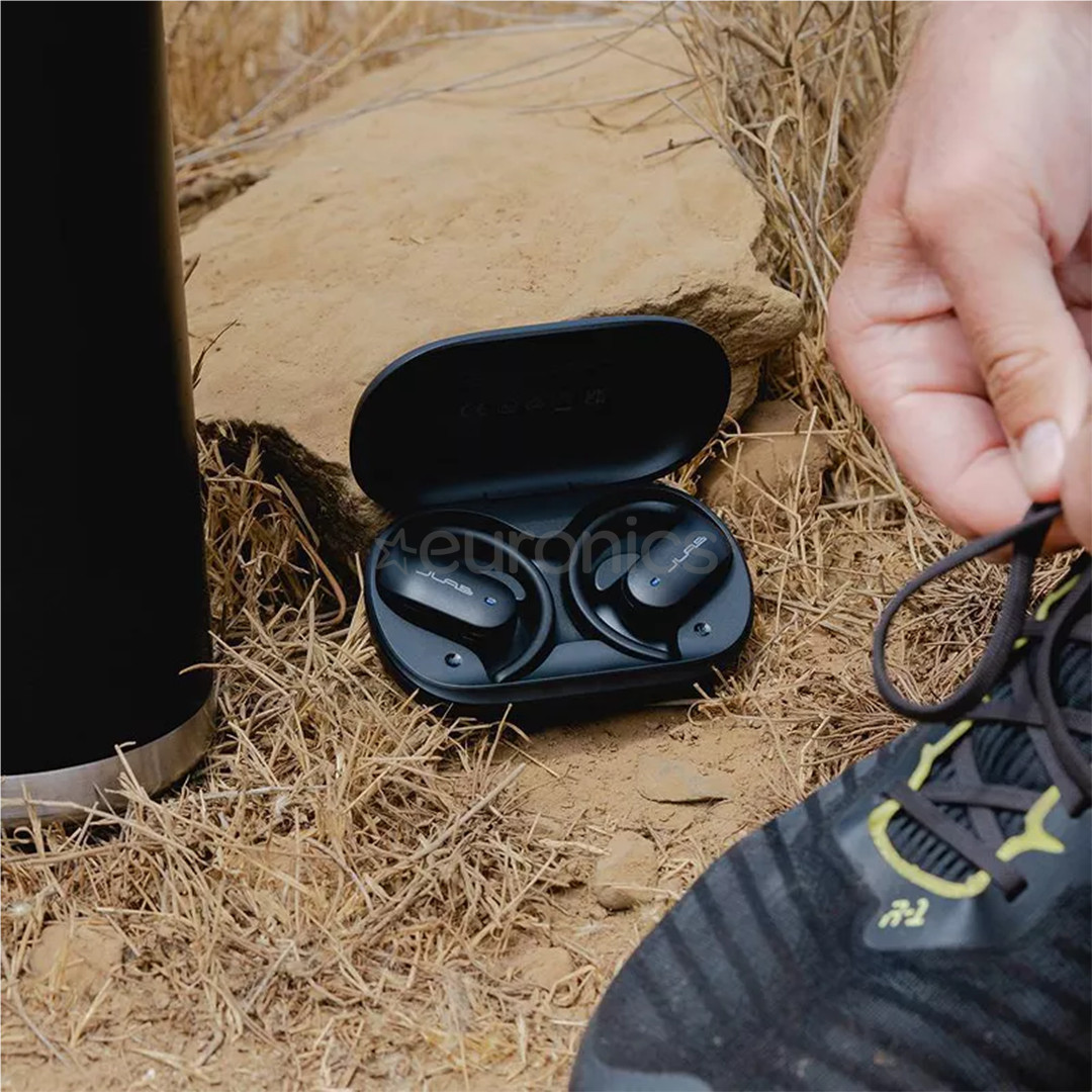 JLab Open Sport, must - Täisjuhtmevabad kõrvaklapid