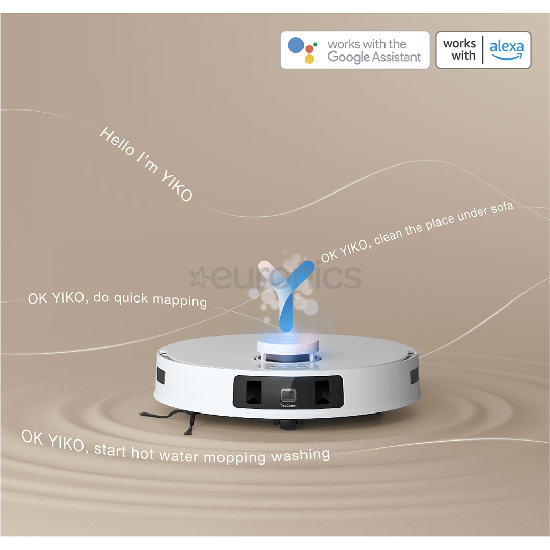 Ecovacs Deebot T30C PRO, сухая и влажная уборка, белый - Робот-пылесос