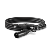 Rode XLR-3, 3 m, must - Kaabel
