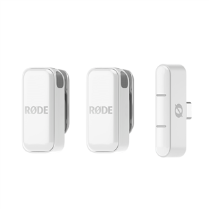 Rode Wireless Micro, USB-C, valge - Juhtmevaba mikrofonisüsteem