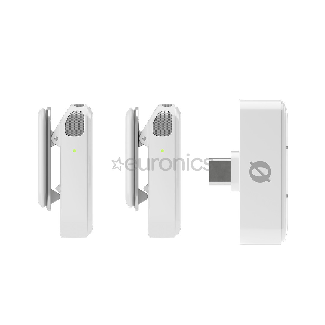 Rode Wireless Micro, USB-C, valge - Juhtmevaba mikrofonisüsteem