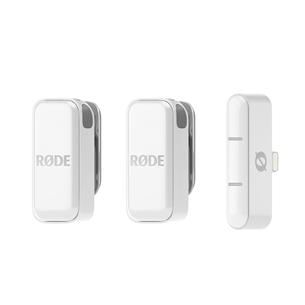 Rode Wireless Micro, Lightning, valge - Juhtmevaba mikrofonisüsteem