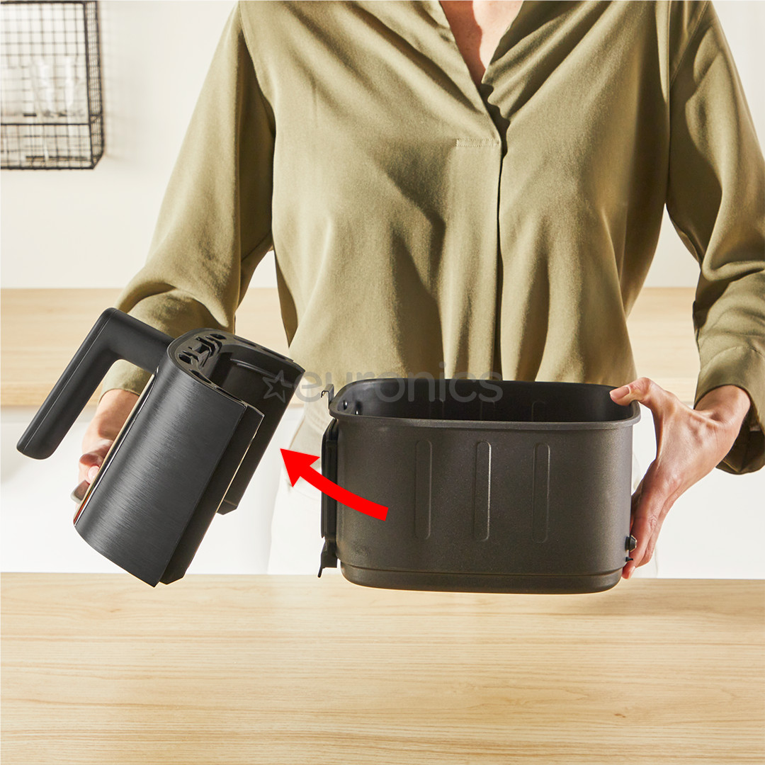 Tefal Easy Fry Silence, 1670 W, 5 L, black - Air fryer