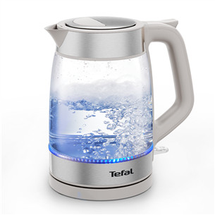 Tefal, 1.7 L, grey - Glass kettle