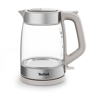 Tefal, 1.7 L, grey - Glass kettle