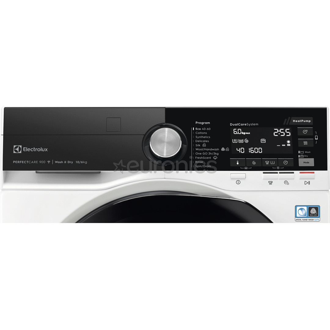 Electrolux PerfectCare 900, 10 кг/6 кг, глубина 63,6 см, 1600 об/мин - Стирально-сушильная машина