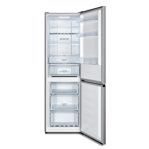 Hisense, NoFrost, 304 L, kõrgus 186 cm, roostevaba teras - Külmik