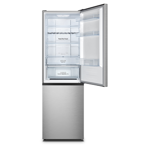 Hisense, NoFrost, 304 L, kõrgus 186 cm, roostevaba teras - Külmik