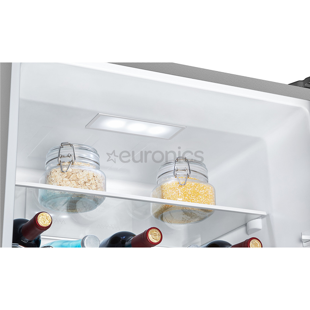 Hisense, NoFrost, 304 L, height 186 cm, stainless steel - Refrigerator