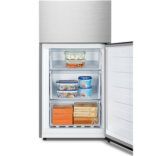 Hisense, NoFrost, 304 L, kõrgus 186 cm, roostevaba teras - Külmik