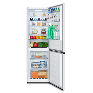 Hisense, NoFrost, 304 L, height 186 cm, white - Refrigerator