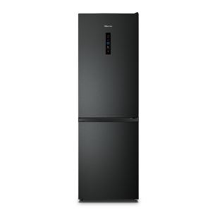 Hisense, NoFrost, 304 L, kõrgus 186 cm, must - Külmik RB390N4CFD