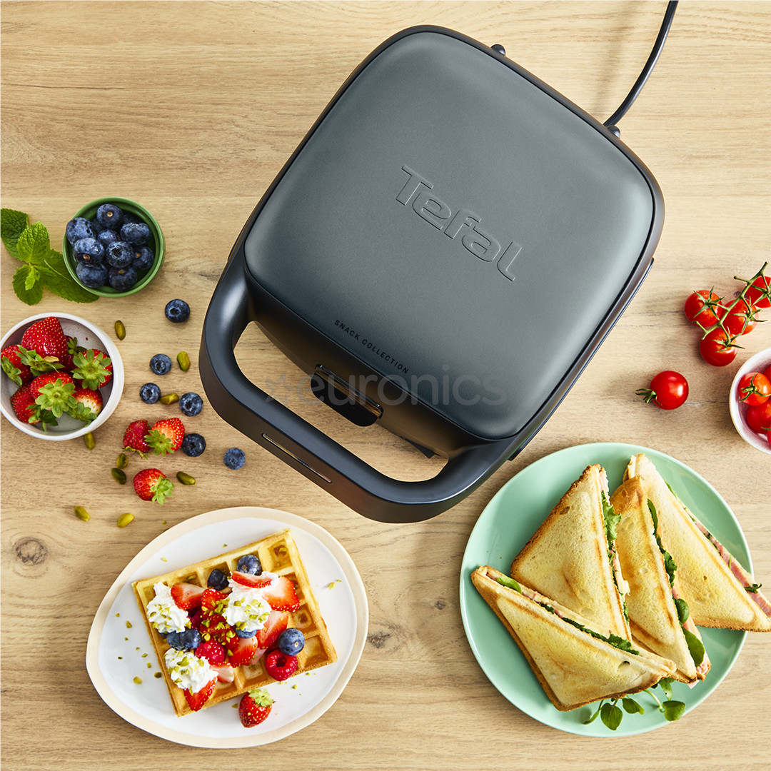 Tefal Snack Colletion, 700 W, black - Sandwich & Waffle Maker