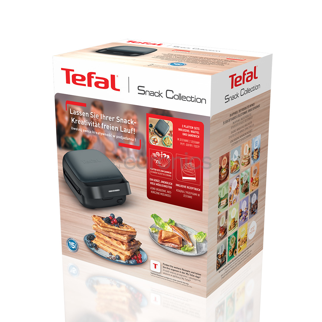 Tefal Snack Colletion, 700 W, black - Sandwich & Waffle Maker