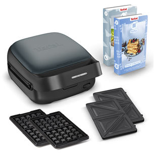 Tefal Snack Colletion, 700 W, must - Kontaktröster ja vahvliküpsetaja SW862BF0