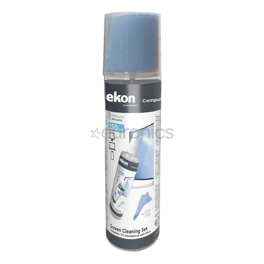 EKON Screen Cleaning Set, 250 ml - Ekraanipuhastusvahend
