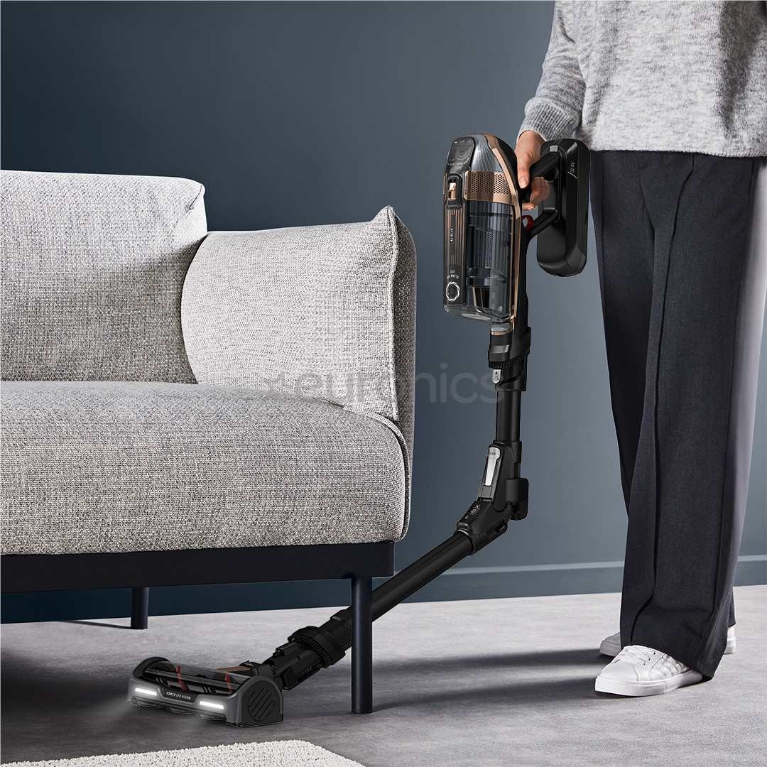 Tefal X-Force Flex 15.60 Aqua, черный/золотистый - Беспроводной пылесос