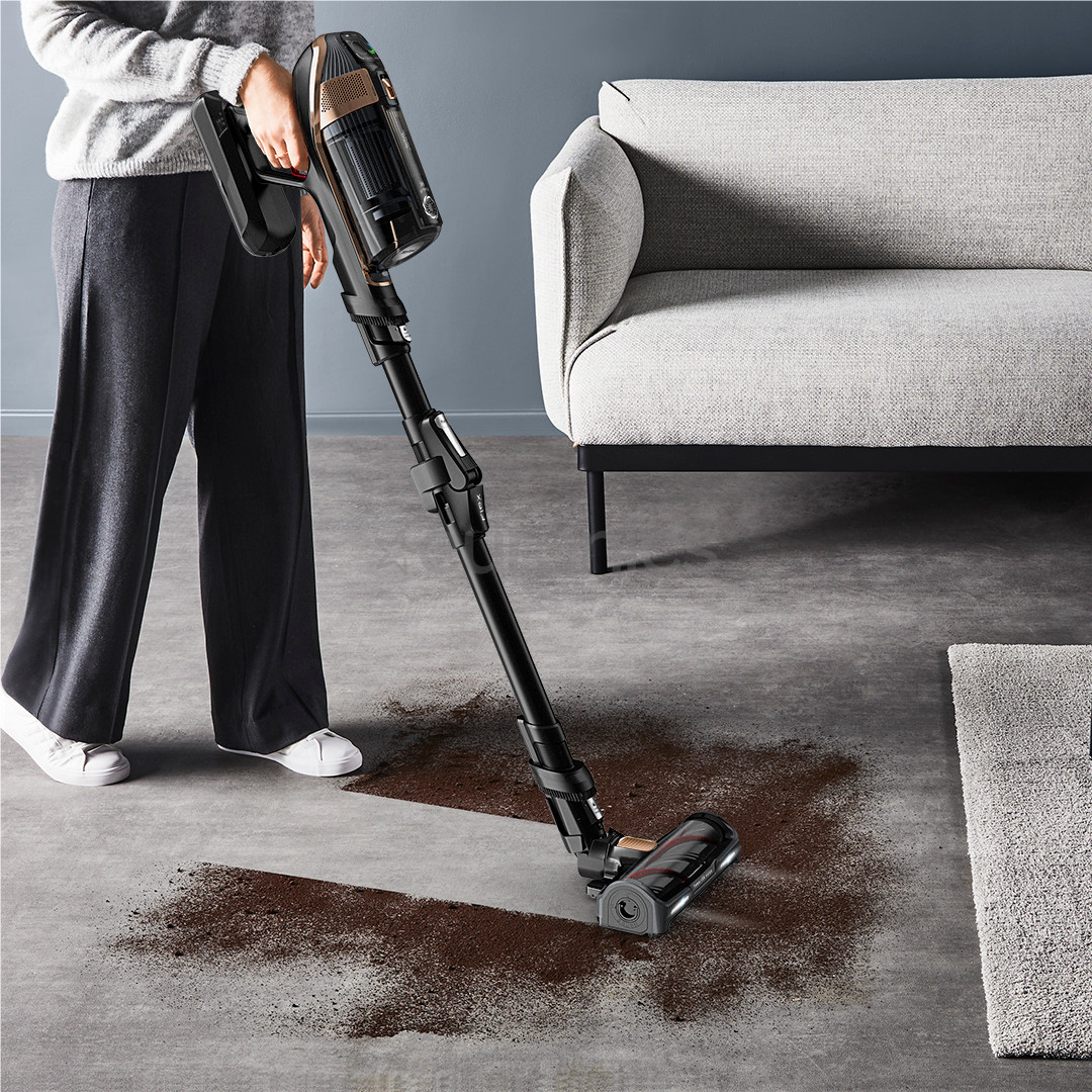 Tefal X-Force Flex 15.60 Aqua, черный/золотистый - Беспроводной пылесос