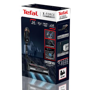 Tefal X-Force Flex 15.60 Aqua, must/kuldne - Juhtmevaba varstolmuimeja
