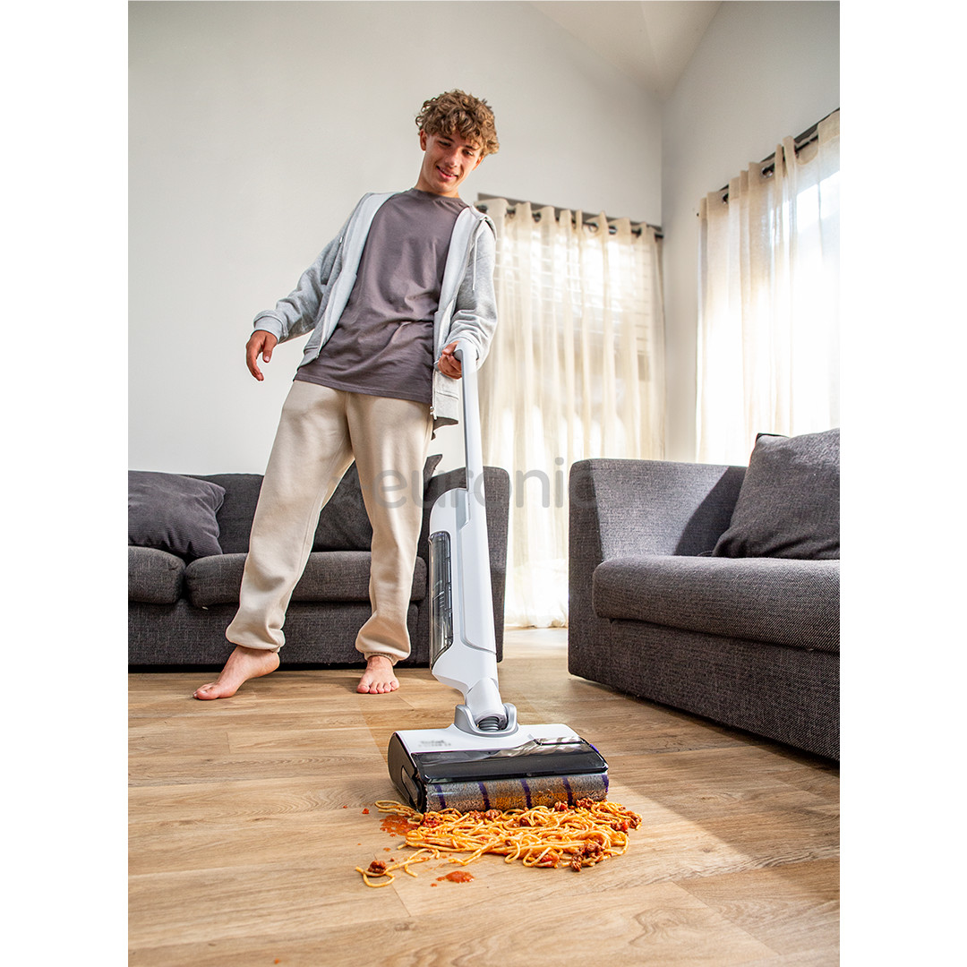 Tefal X-Clean 10, влажная уборка, белый - Беспроводной пылесос для твердых полов