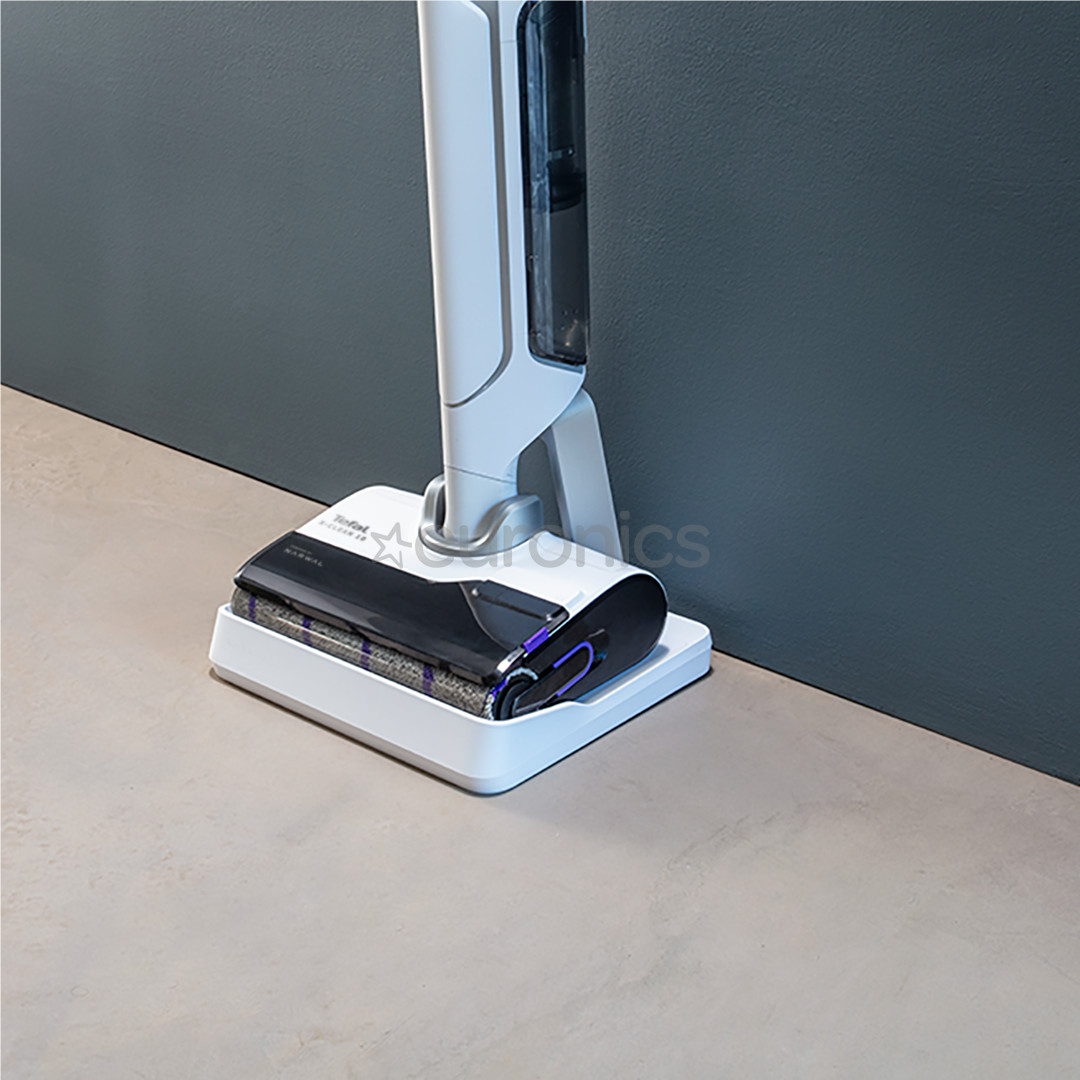 Tefal X-Clean 10, влажная уборка, белый - Беспроводной пылесос для твердых полов