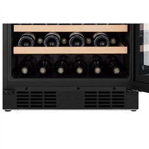 Hisense, 46 бутылок, высота 82 см, черный - Винный шкаф