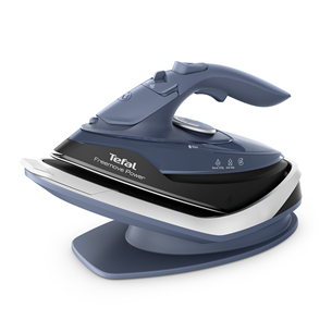 Tefal Freemove Power, 2600 W, blue/black - Cordless steam iron FV6675E0