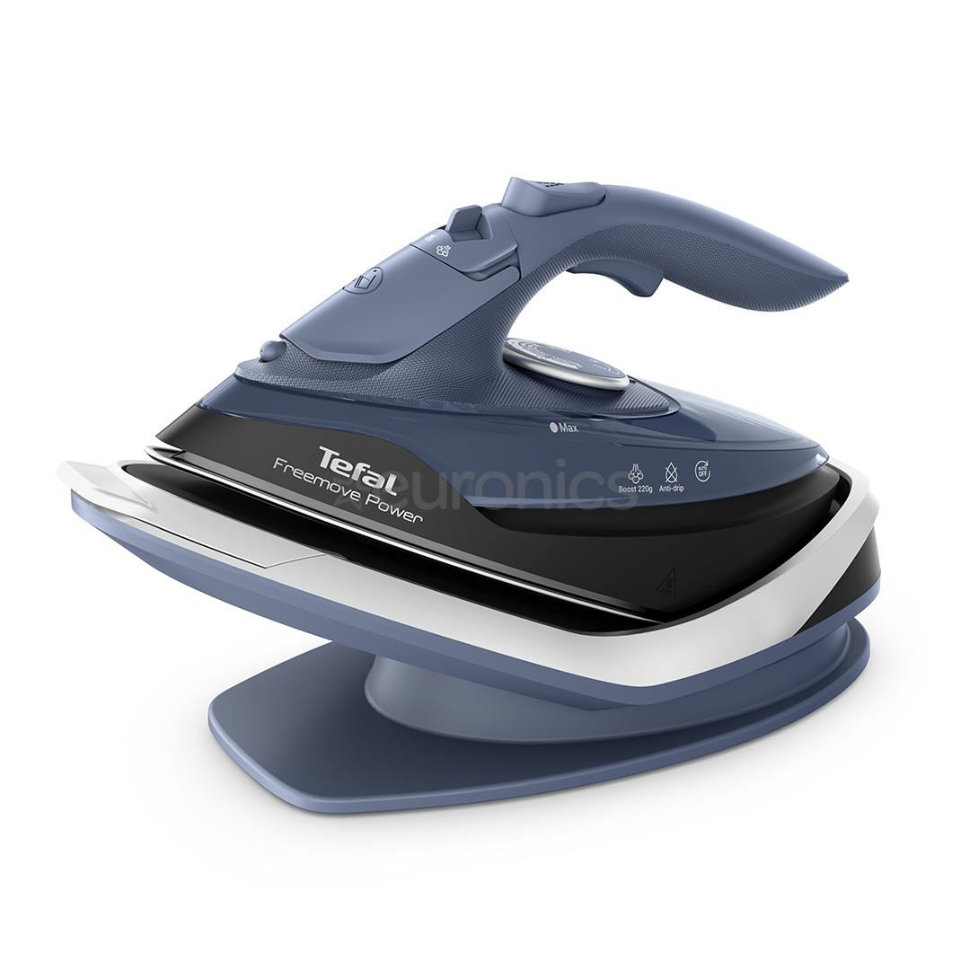 Tefal Freemove Power, 2600 W, blue/black - Cordless steam iron