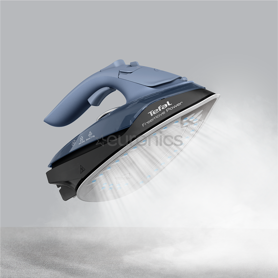 Tefal Freemove Power, 2600 W, blue/black - Cordless steam iron
