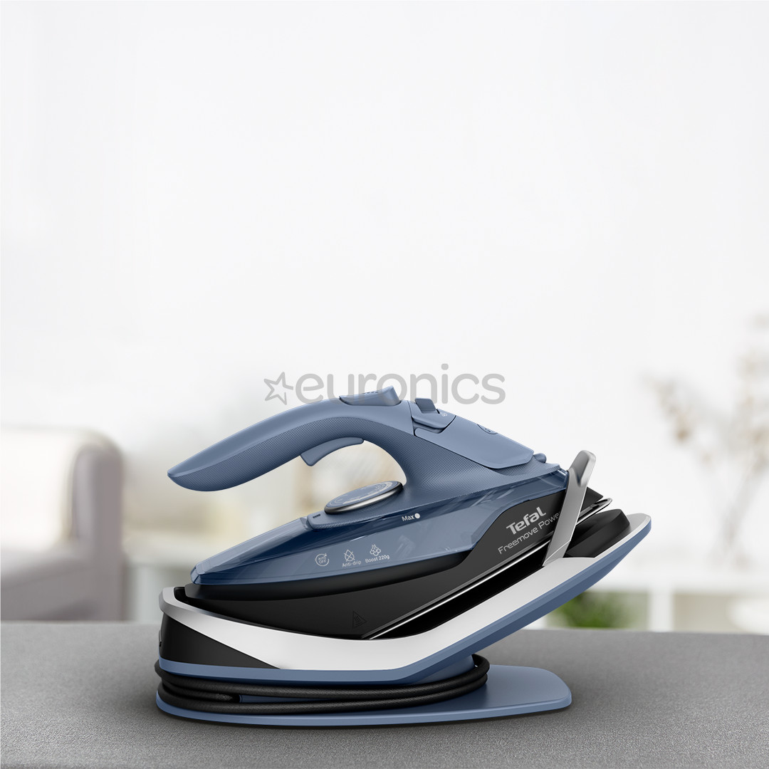 Tefal Freemove Power, 2600 W, blue/black - Cordless steam iron