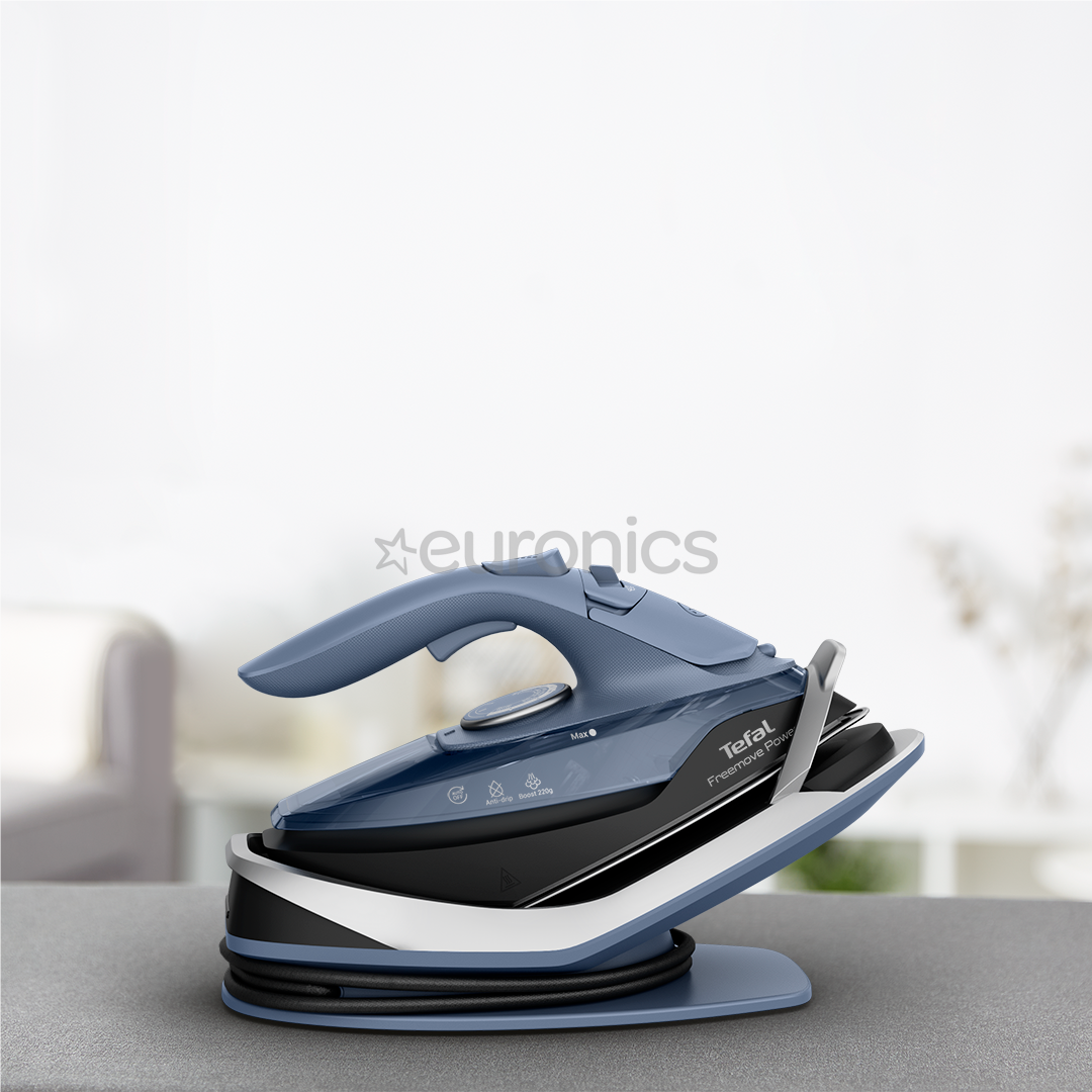 Tefal Freemove Power, 2600 W, blue/black - Cordless steam iron