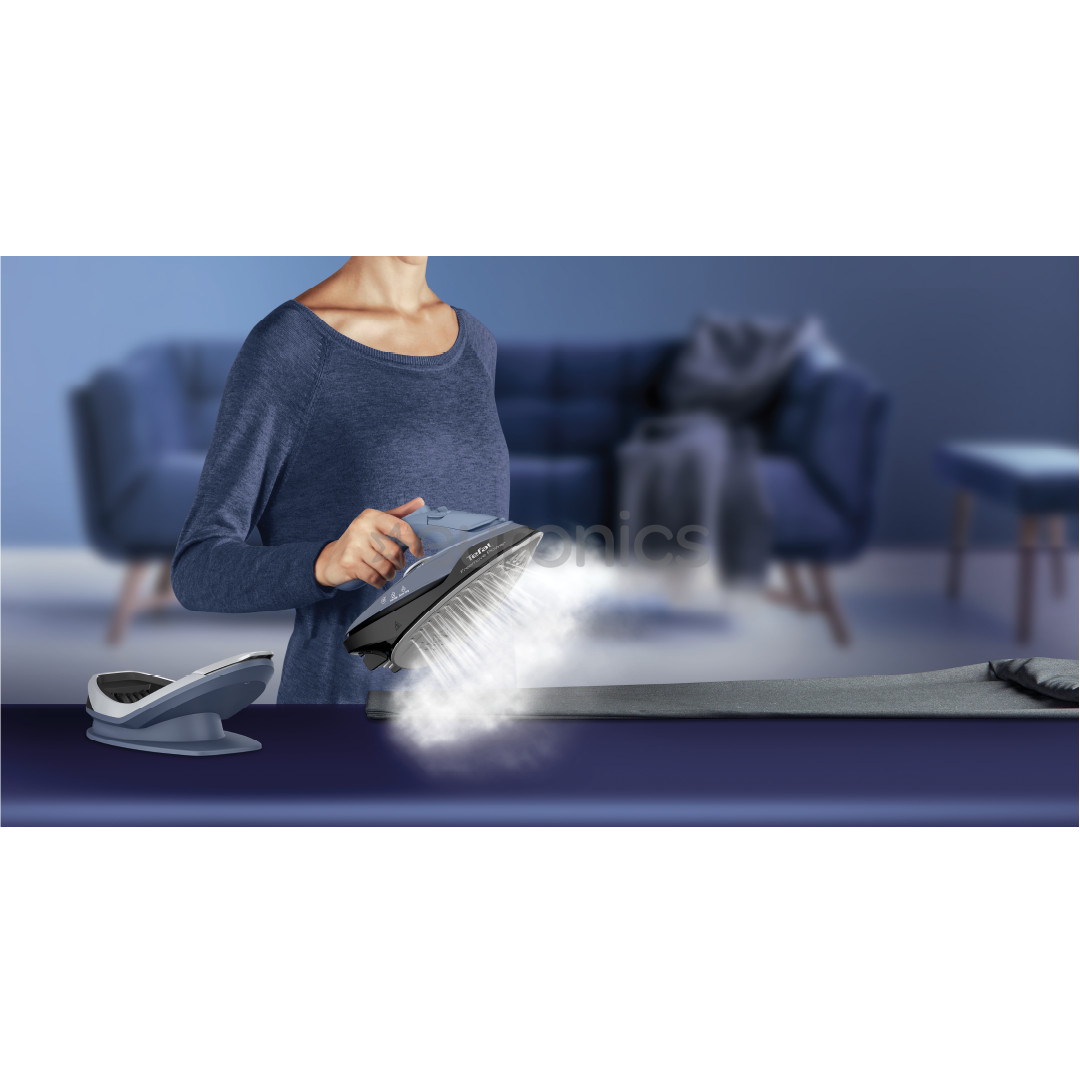 Tefal Freemove Power, 2600 W, blue/black - Cordless steam iron