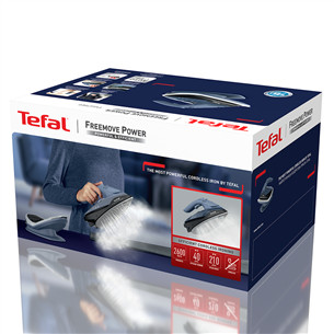 Tefal Freemove Power, 2600 W, blue/black - Cordless steam iron
