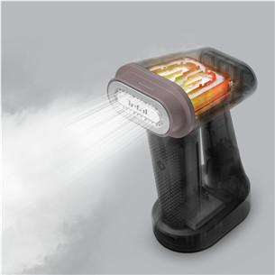 Tefal Pure Force, 3-in-1, 1800 W, black/pink - Clothing steamer