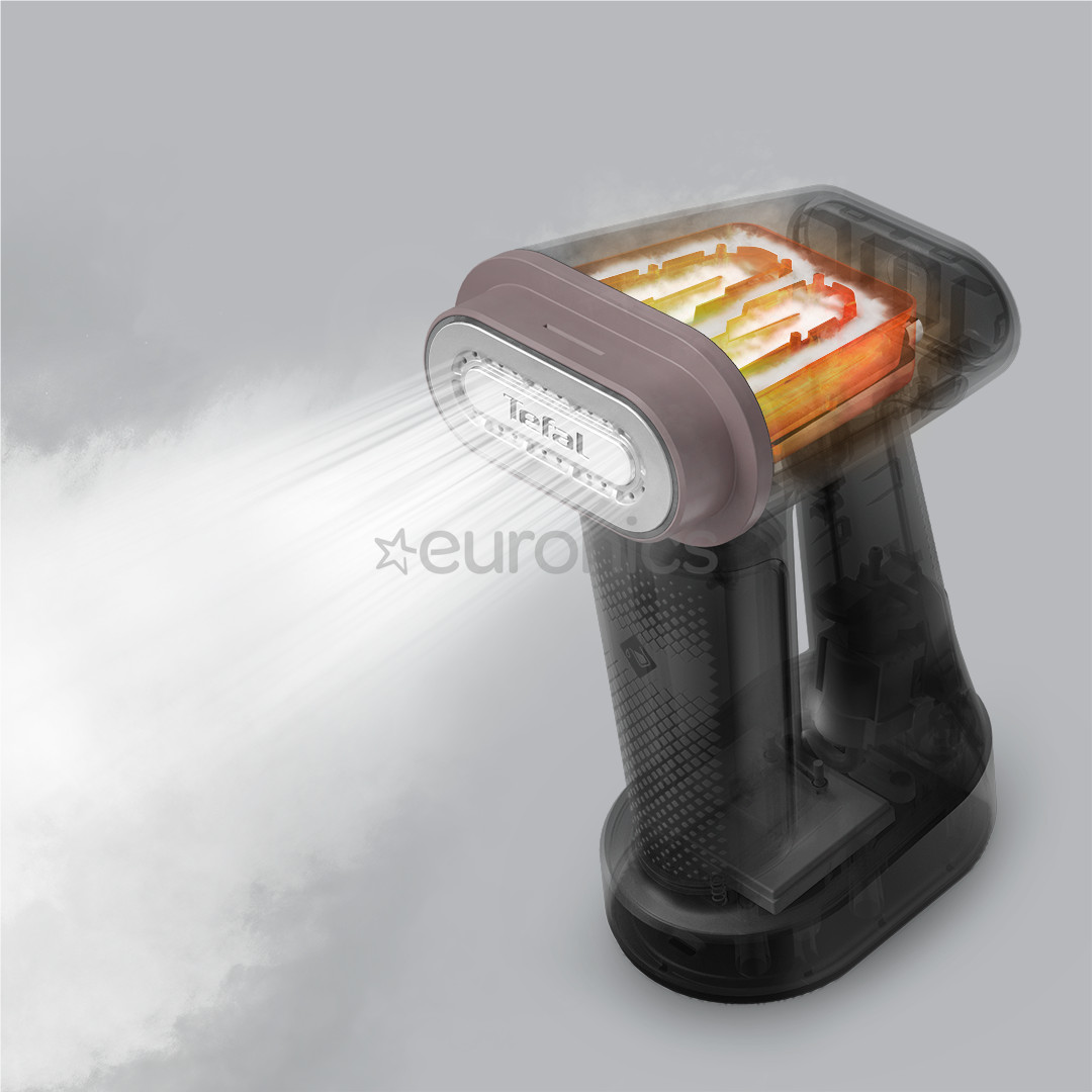 Tefal Pure Force, 3-in-1, 1800 W, black/pink - Clothing steamer