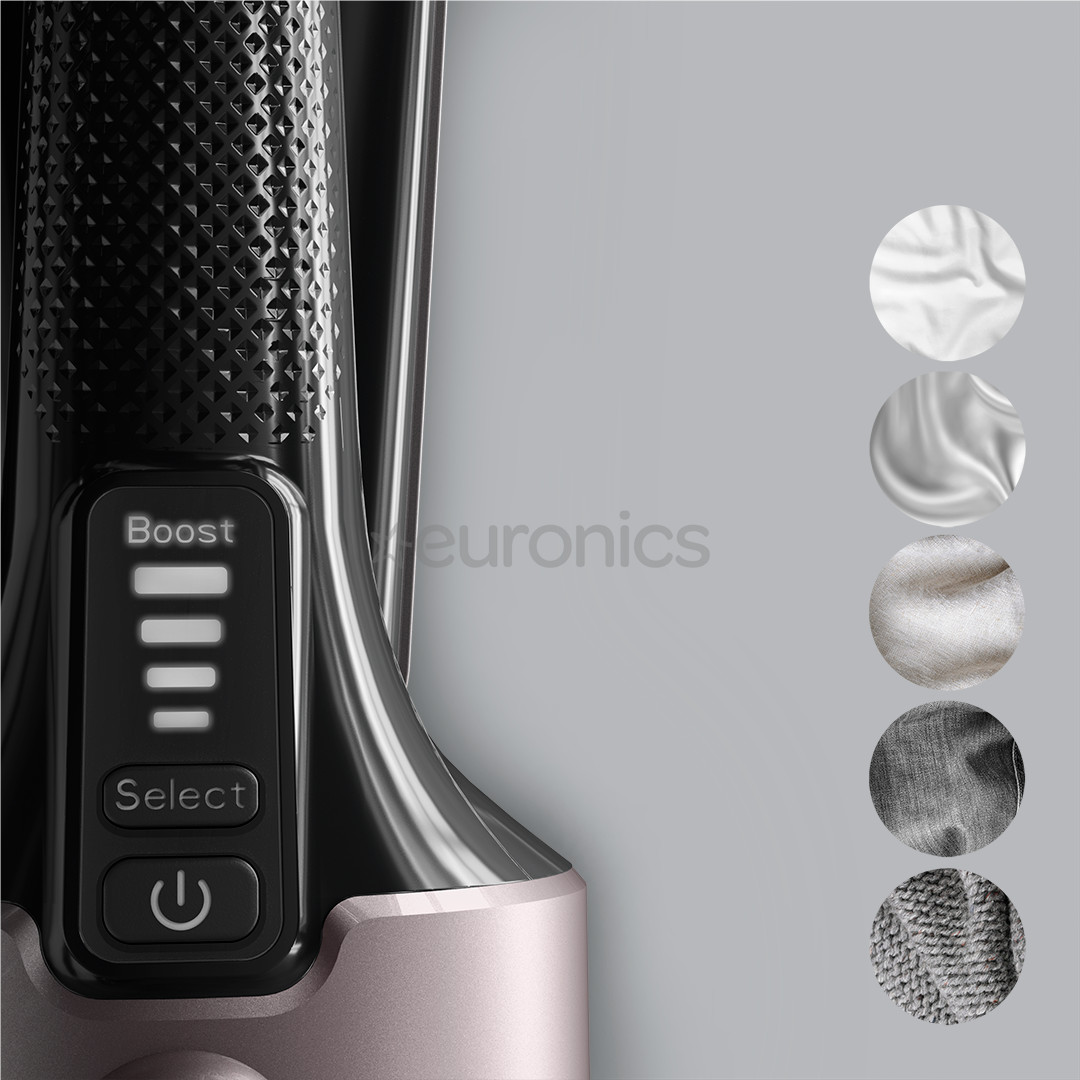 Tefal Pure Force, 3-in-1, 1800 W, black/pink - Clothing steamer