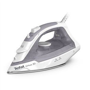 Tefal Virtuo 30, 2000 Вт, белый/серый - Паровой утюг FV2C43