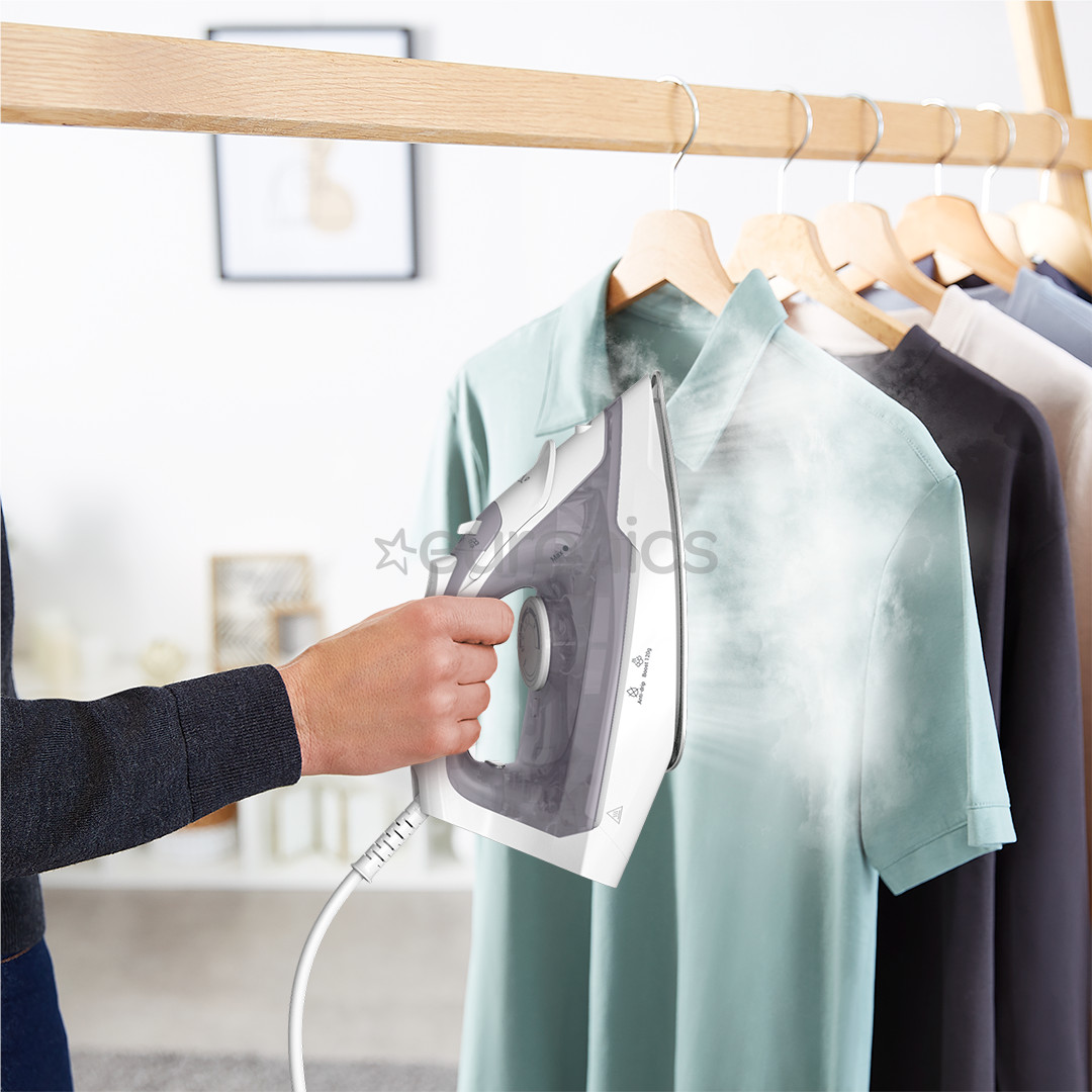 Tefal Virtuo 30, 2000 Вт, белый/серый - Паровой утюг