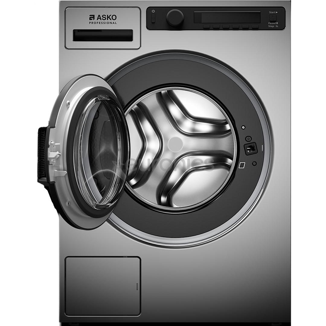 Asko, Professional, 7 кг, глубина 59,1 см, 1400 об/мин, серый - Стиральная машина с передней загрузкой