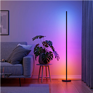 Nanoleaf Matter Smart Multicolor Floor Lamp, must - Nutivalgusti