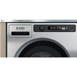 Asko, Professional, 7 kg, depth 59,1 cm, 1400 rpm, grey - Front load washing machine