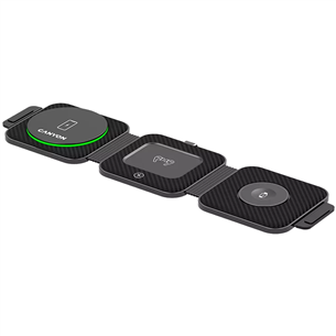 Canyon WS-305 3-in-1, must - Juhtmevaba laadija CNS-WCS305B