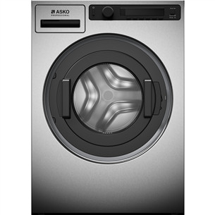 Asko, Professional, 9 kg, sügavus 70,6 cm, 1400 p/min, roostevaba teras - Eestlaetav pesumasin WMC8947VI.S